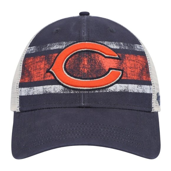 '47 Brand Chicago Bears Adjustable Interlude Hat Cap NFL Blue MVP - Picture 2 of 4